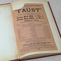1951 Fledermaus Opera Vocal Score: Johann Strauss Book