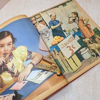 1950s "Jackie Fairchild" Scrapbook – Vintage Norman Rockwell Ephemera Collection