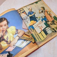 1950s "Jackie Fairchild" Scrapbook – Vintage Norman Rockwell Ephemera Collection