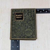 1904 Shakespeare Birthday "Happy Days" Leather-Bound Book