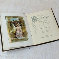 1904 Shakespeare Birthday Book – "Happy Days" Leather-Bound Edwardian Archive