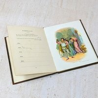 1904 Shakespeare Birthday "Happy Days" Leather-Bound Book