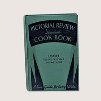 1931 Pictorial Review Standard Cook Book Hardcover 