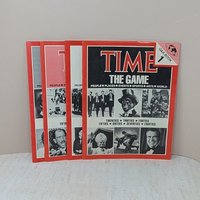 1983 Time The Game Trivia Board Game, Complete – 1980s News Media History Game Room