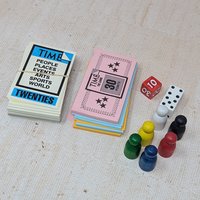 1983 Time The Game Trivia Board Game, Complete – 1980s News Media History Game Room