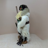 2000 Grandeur Noel Fabric Santa – Serene  Rustic Holiday Decor