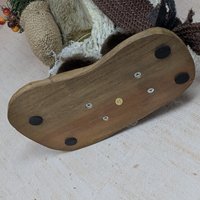 2000 Grandeur Noel Fabric Santa – Serene  Rustic Holiday Decor