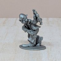 1980s Pewter Clown Figurine Set – Miniature Circus Vibe Curio Shelf Collection