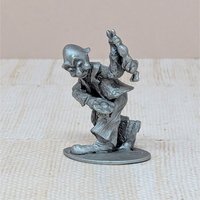 1980s Pewter Clown Figurine Set 
