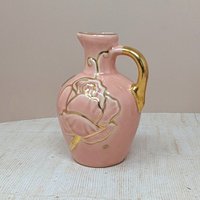 1940s Hull Magnolia & Pink Pitcher Trio – Mid Century Spring Decor