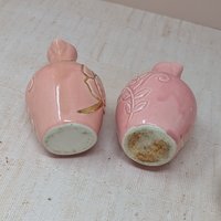 1940s Hull Magnolia & Pink Pitcher Trio – Mid Century Spring Decor