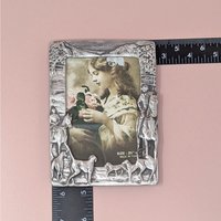 Vintage Equestrian Metal Frame – Fox Hunt & Hounds 3.5x5 Photo Decor