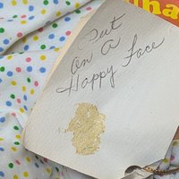 Marianne’s Musical Menagerie Clown – Polka Dot Shelf Sitter with Snoopy Button