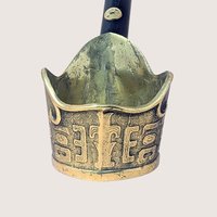 1950 Chinese Brass Silk Iron