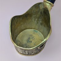 1950 Chinese Brass Silk Iron – Mid-century Living Room Global Decor