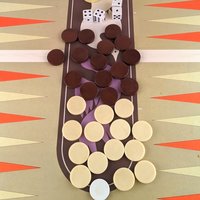 1975 Selchow and Righter Backgammon Game