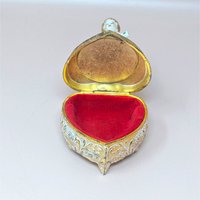 Vintage Gilt Cherub Trinket Box 