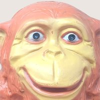 1980 Wing Inc Plastic Monkey Bank 