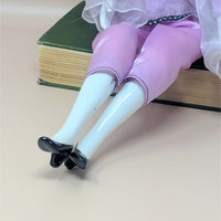 1980 Pink Pierrot Porcelain Clown Doll