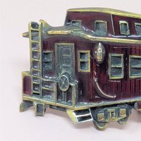 1976 Great American Buckle Co Caboose – 1970s Industrial Piece