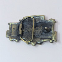 1976 Chicago Caboose Enamel and Metal Belt Buckle