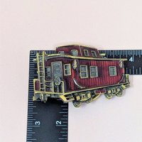 1976 Great American Buckle Co Caboose – 1970s Industrial Piece