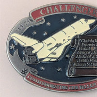 1986 Space Shuttle Challenger Belt Buckle