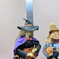 1996 Fabric Mache Halloween Pair