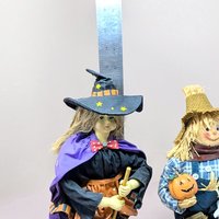 1996 Fabric Mache Halloween Pair