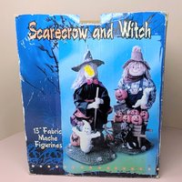 1996 Fabric Mache Halloween Pair