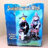 1996 Fabric Mache Halloween Pair