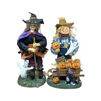 1996 Fabric Mache Halloween Pair