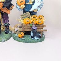 1996 Fabric Mache Halloween Pair