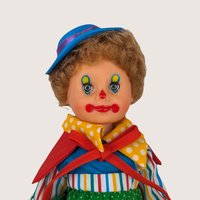 1980s Horsman Vinyl Sleep Eyes Clown Doll