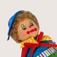 1980s Horsman Vinyl Sleep Eyes Clown Doll