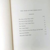 1905 The Story of the Three Dolls Josephine Scribner Gates Hardcover Book