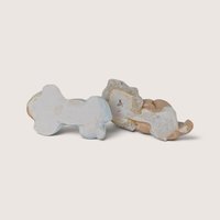 Vintage Pair of Chalkware Baby Figurines
