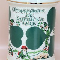 Old Commonwealth St. Patrick's Day Empty Porcelain Decanter