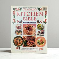 1995 The Cook's Kitchen Bible Cookbook, Norma MacMillan, Hardcover Cookbook, Illustrated Recipes, Cooking Techniques, Gift for Cooks