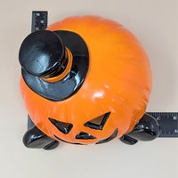 1990s PR Halloween Pumpkin Ceramic Light