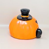 1990s PR Halloween Pumpkin Ceramic Light