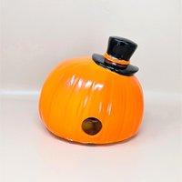 1990s PR Halloween Pumpkin Ceramic Light