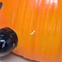1990s PR Halloween Pumpkin Ceramic Light – Jack O Lantern Spooky Decor