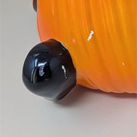 1990s PR Halloween Pumpkin Ceramic Light – Jack O Lantern Spooky Decor