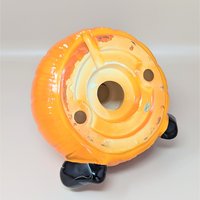 1990s PR Halloween Pumpkin Ceramic Light