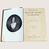 1908 Life of Gladstone John Morley Hardcover Book Set
