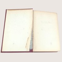 Antique Robert Brownings Poems Hardcover Book
