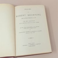 Thomas Y. Crowell: Robert Browning's Poems Hardcover Book – Antique Poetical Works