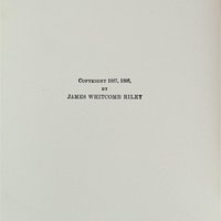 Afterwhiles Hardcover Book – James Whitcomb Riley Poetry
