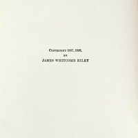 Afterwhiles James Whitcomb Riley Antique Poetry Hardcover Book